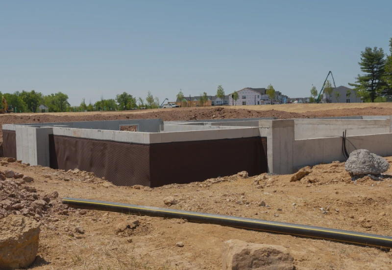 Profesjonalna hydroizolacja fundamentów domu jednorodzinnego.